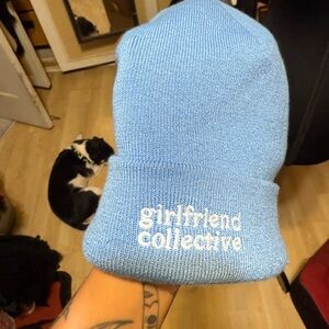 Girlfriend Collective Sky Blue Knit Beanie